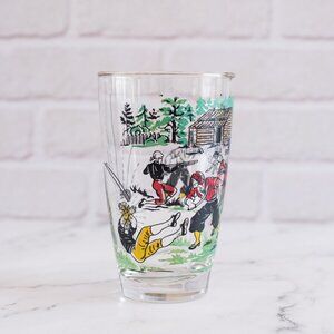 Vintage Libbey Treasure Island Glass – Gold Rim (Used Condition)